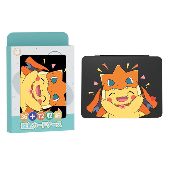 Til Nintendo Switch 36 Card Game Card Magnetisk opbevaringsboks NS-spilmaskine med stor kapacitet Dinosaur Pikachu