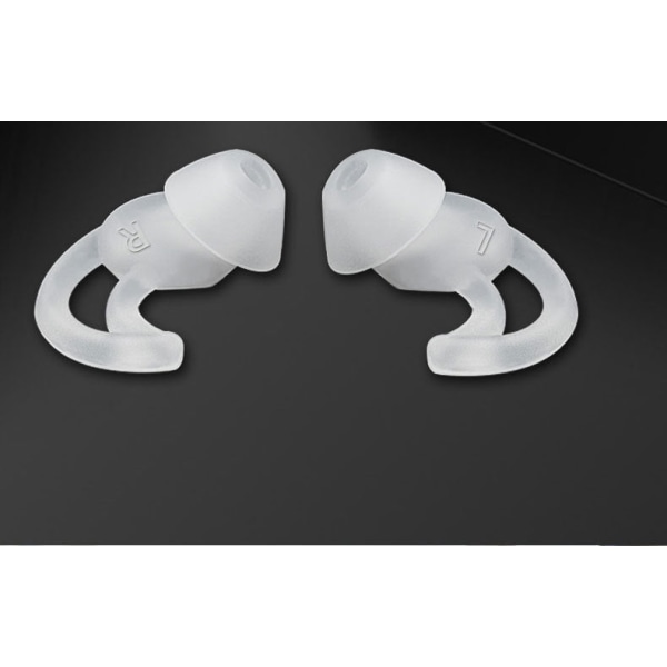 Udskiftning af ørepude til Bose Qc20 Qc30 silikonetui SoundSport Shark Fin White