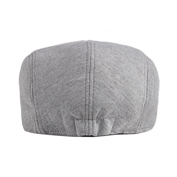 Beret Hat 2022 Vår Sommer Ensfarget Solbeskyttelse Uformell motehette Dark gray Adjustable