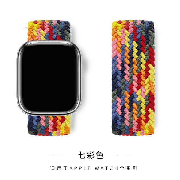 Klockarmband för Apple Watch iWatch 38/40/41/42mm Storlek M Färgstark