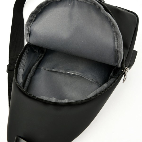 Backpack Crossbody Men Wear-Resistant Waterproof Derm Chest   Men   Shoulder shoulder bag Blue