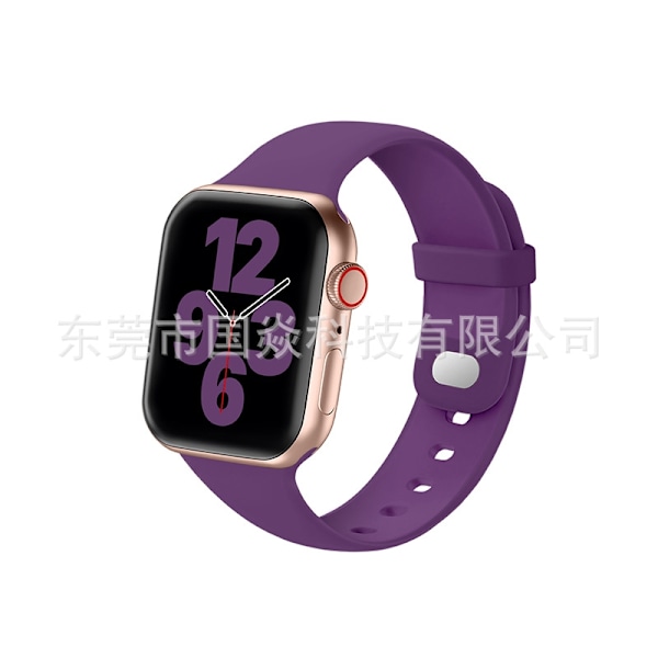 Klockarmband för Apple Watch iWatch 38/40/41 Mörklila