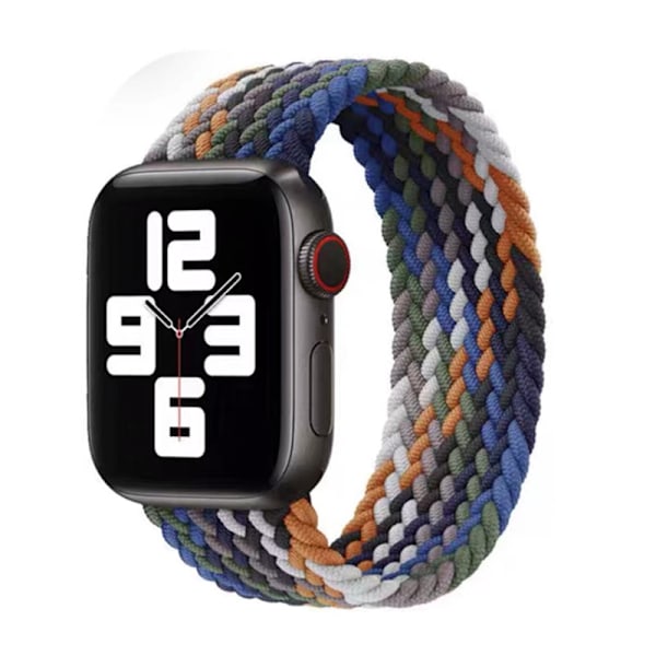 Klockarmband för Apple Watch iWatch 42/44/45/49mm XS elastisk enkel loop Denim Färgstark