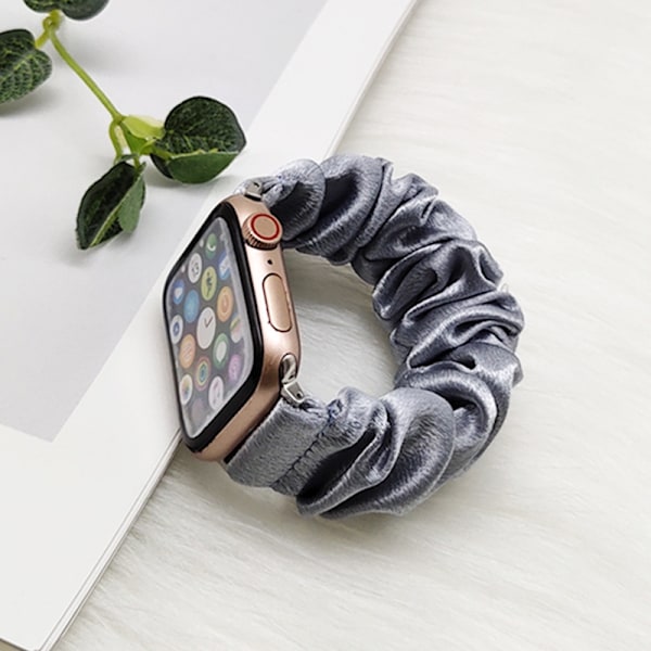 Klockarmband för Apple Watch iWatch 38/40/41mm W61-05 Rökblå