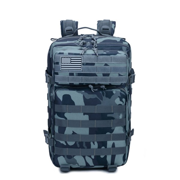 Ryggsäck Bergsbestigning Sport Resor Kamouflage Utomhus Tactical s Blue