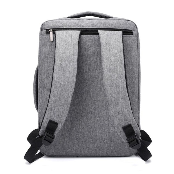 Ryggsekk Herre Large Capacity Computer Travel Hånd skulderveske Gray