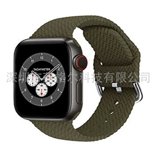 Klockarmband för Apple Watch iWatch Mörk olivgrön 42/44mm