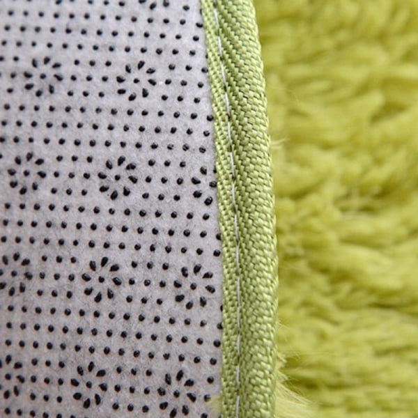 Bath Mat Non Slip Absorbent Shower Bathroom Rug Carpet round NO.A7 Green 80 diameter