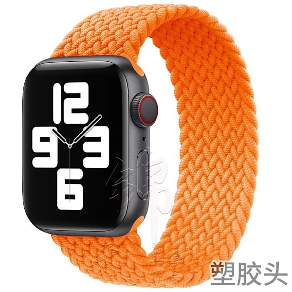 Kellon ranneke Apple Watch iWatch 38/40/41/42mm XS-koolle, pituus 125mm Ai Ma Orange