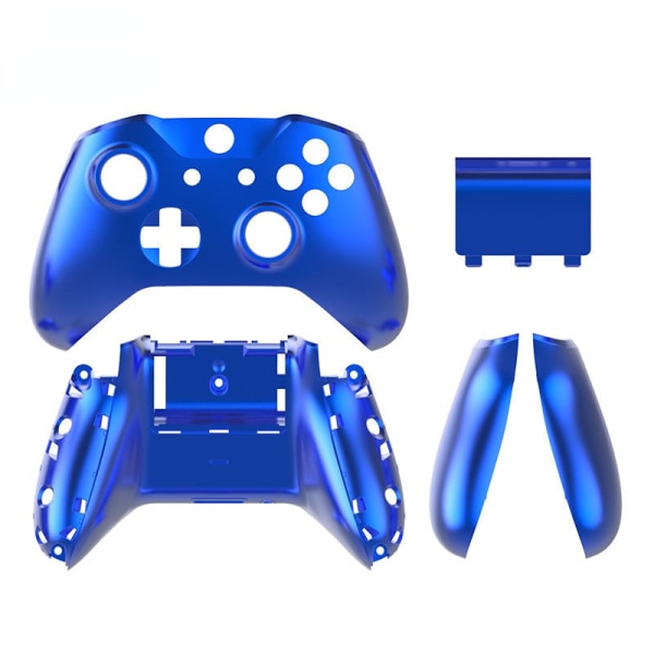 Til Xbox One S Gamepad Cover Xbox One Slim Håndtag Forreste og Bagerste Cover Shell Plating Shell Electroplating Blue