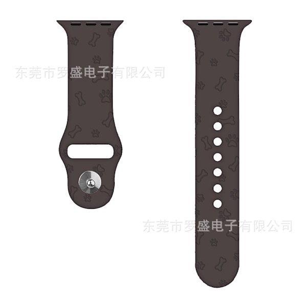 Kellon ranneke Apple Watch iWatch 38/40/41MM standardi koiran tassu kaakao