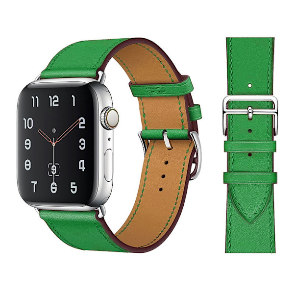Kellon ranneke Apple Watch iWatch 38mm/40mm/41mm Vihreä