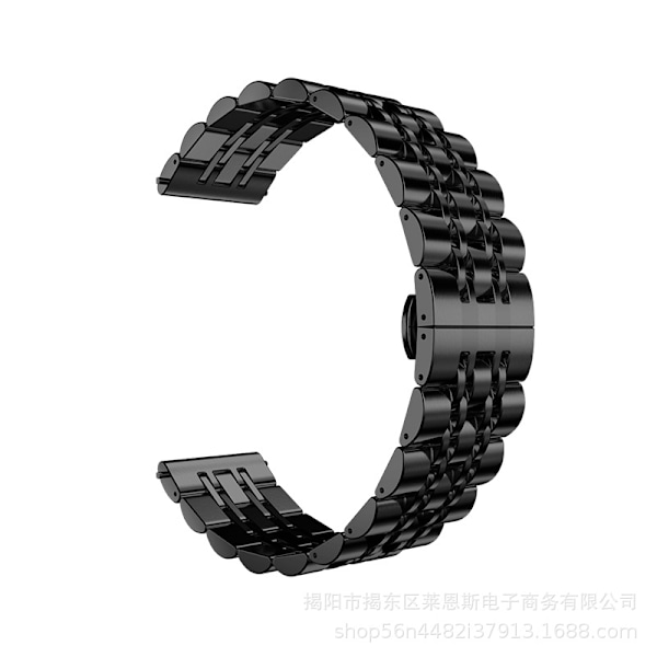 Urrem til Apple Watch iWatch Anvendelig interface 42-44-45mm HW-Sort Smart Syv Perler