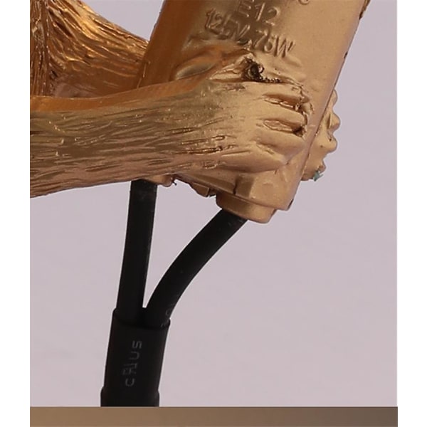 Lamper italia designer mus harpiks bordlamper gylne