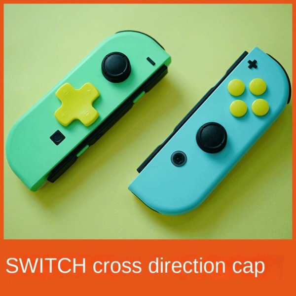 Nintendo Switch Button Cap NS Direction Key Tarra Värikkäät tarrat Kissan tassu JoyCon-painike Cross disc pink