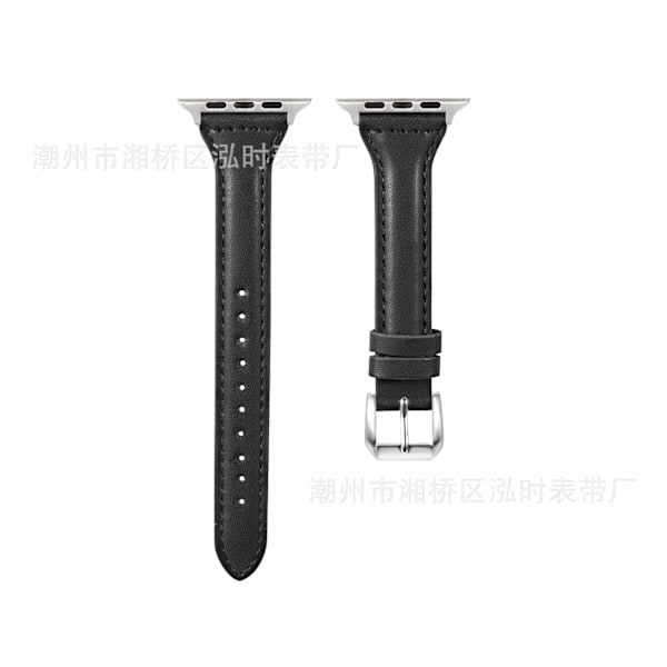 Klockarmband för Apple Watch iWatch 38/40/41/42 10:e generationen mm svart