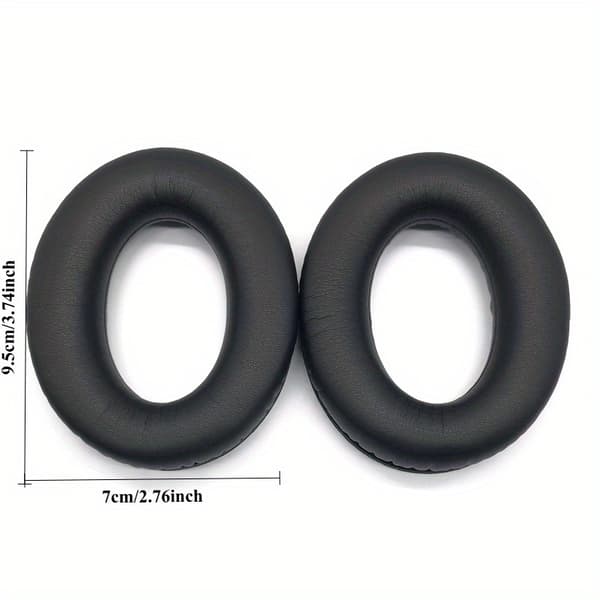 1 par PU øreputer for Kingston HyperX Cloud Revolver Blackhawk