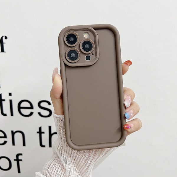2 stk. Etui til iPhone 17 Cool Brown Solid Diamantfarve