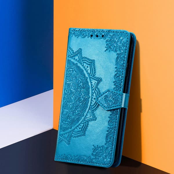 Fodral för Samsung A35 blått Flip-kort