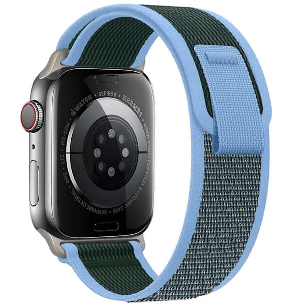 Klockarmband för Apple Watch iWatch 38/40/41/42mm blå-grön
