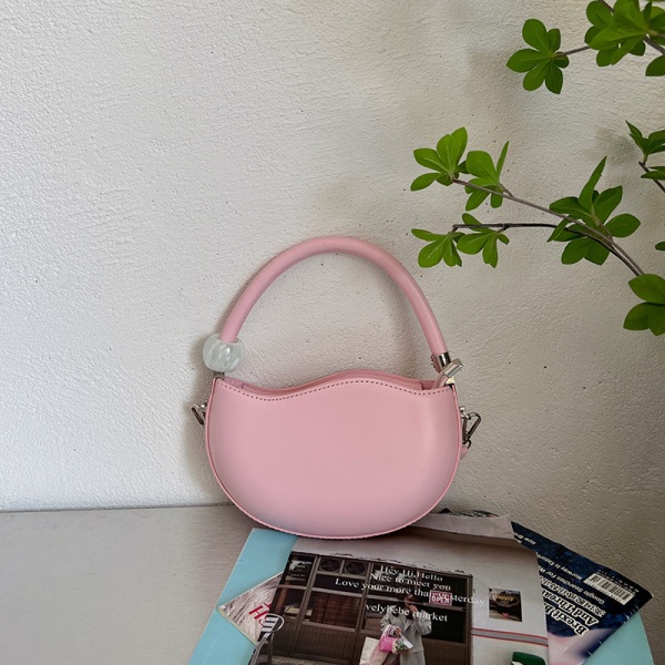 Naisten käsilaukku 2022 Pearl Tote Shoulder Messenger Pink