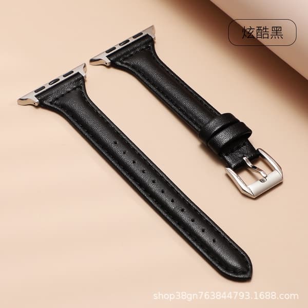 Urrem til Apple Watch iWatch lige interface 20 mm PG-Slim talje - Cool sort