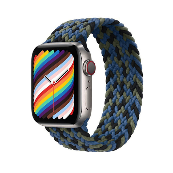 Klockarmband för Apple Watch iWatch 38/40/41mm blå kamouflage