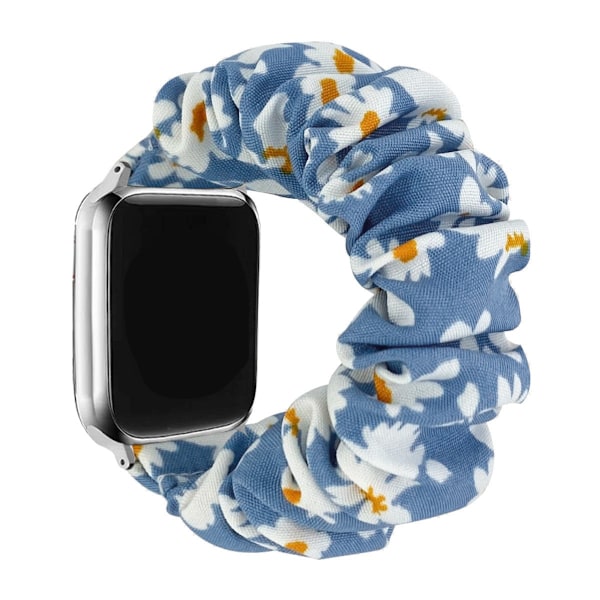 Klockarmband för Apple Watch iWatch 42/44/45/49mm Daisy Blå