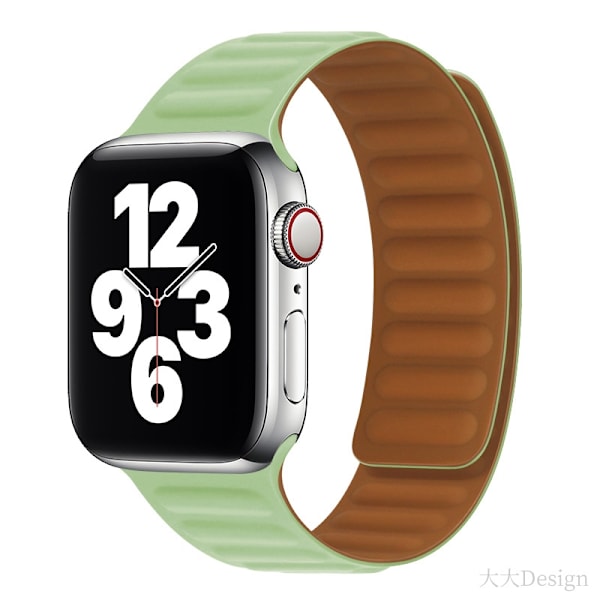 Kellon ranneke Apple Watch iWatch 42-49mm Vihreä