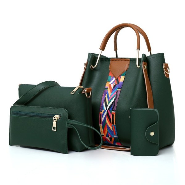 Kvinder Dame Håndtaske Trendy All-Match Simple Bag Skulder Crossbody Green