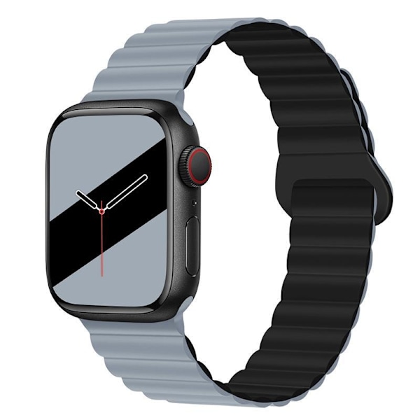 Urrem til Apple Watch iWatch S10 46mm Obsidian Grå med Sort