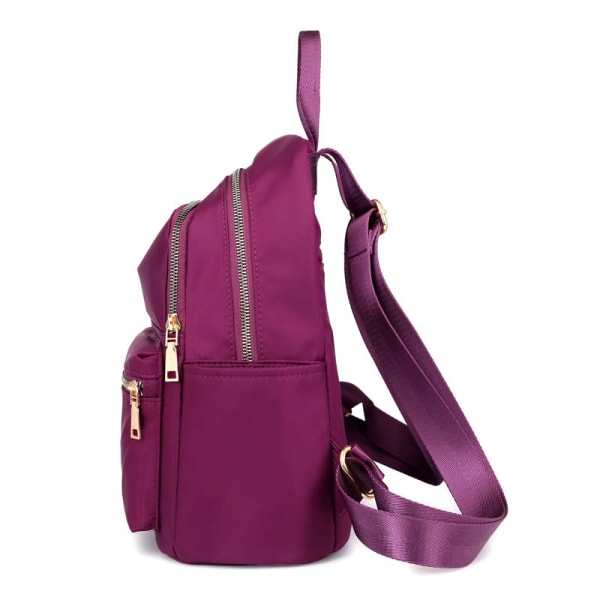 Kouluopiskelijareppu College Bookbag Matkalaukku Suuri tilavuus Muoti Preppy Style Kevyt Black