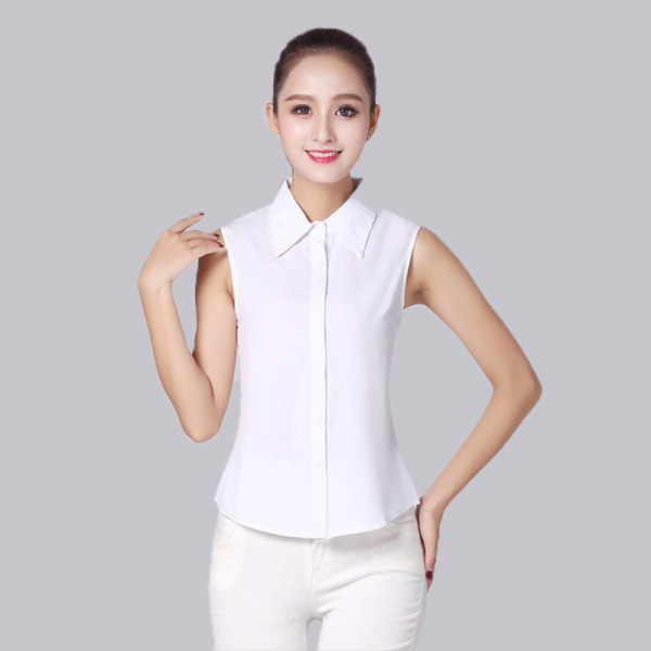 Kvinder piger falsk krave Aftagelig skjorte Sort og hvid sweater Dekoration Vinterskjorte Aftagelig White collar 3XL
