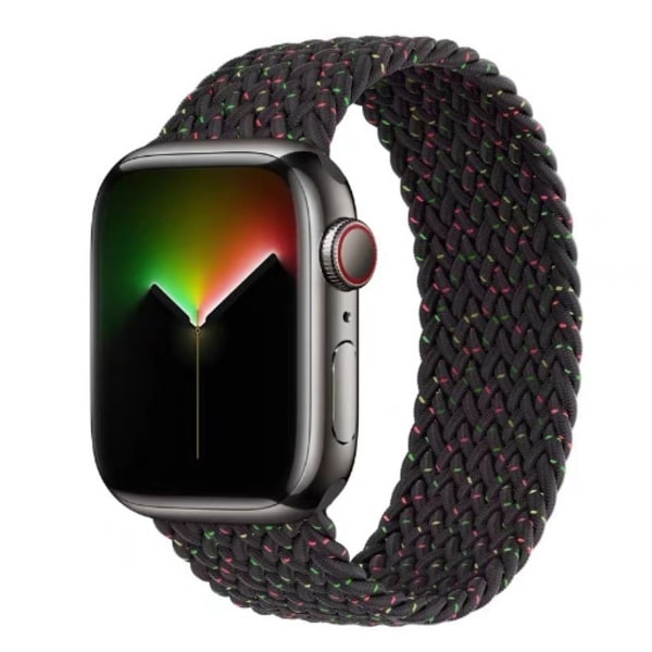 Klockarmband för Apple Watch iWatch 38/40/41mm Starlight Svart