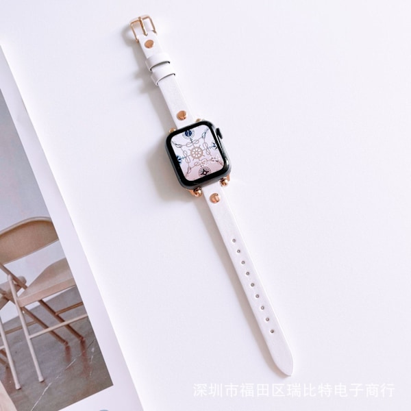 Klockarmband för Apple Watch iWatch 38/40/41mm Vit
