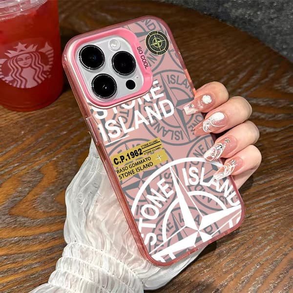 Etui til iPhone 17 Pro Laser Stone S476P1 Pink Laser Stone Hård