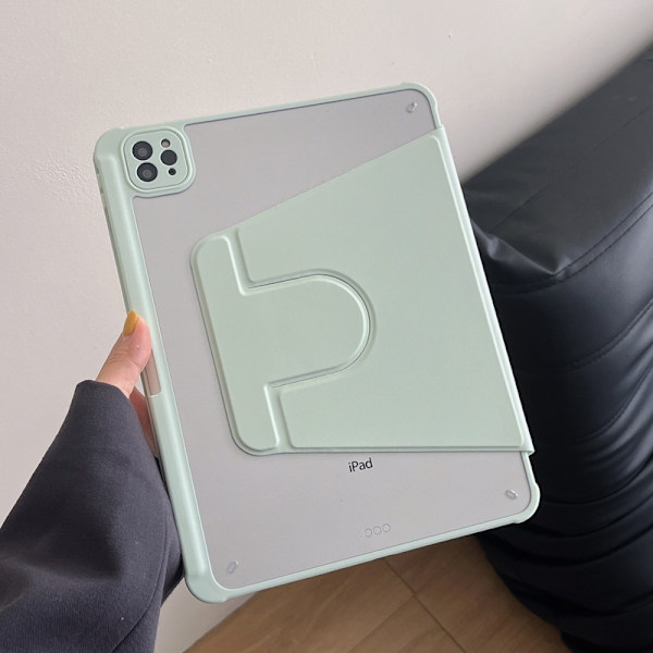 Etui til iPad mini 7/6 8.3\" melonfarvet solid ramme roterende tri fold