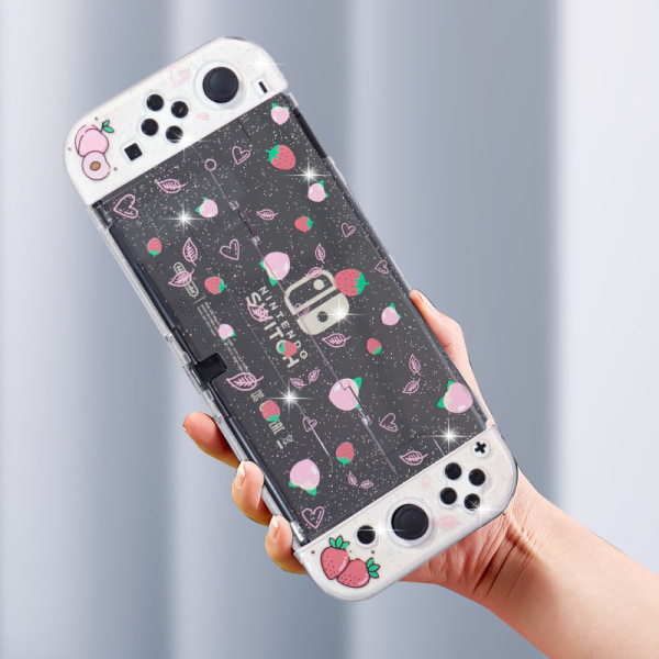 Nintendo Switchled Protective Shell Crystal Soft Case NS Hard Case PC TPU case Starry sky astronaut