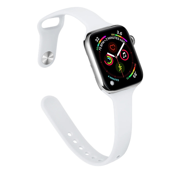 Kellon ranneke Apple Watch iWatch 38/40/41/42 S10mm valkoinen