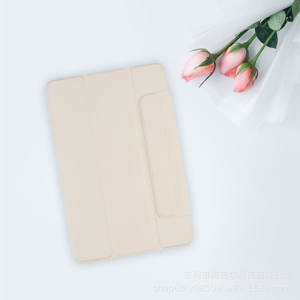 Fodral för iPad Pro 11 Antikvit Magnetisk Dubbelsidig Clip Spänne Trifold