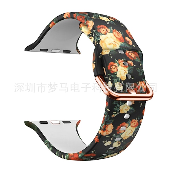 Klockarmband för Apple Watch iWatch Röd Ros 38/40/41mm