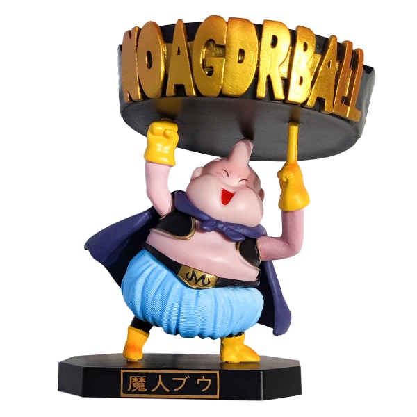 Askebeger Dragon Ball Majin Boo DoD Modellering Boksede håndlagde dukkedekorasjoner Askebeger Blue sitting little Wukong