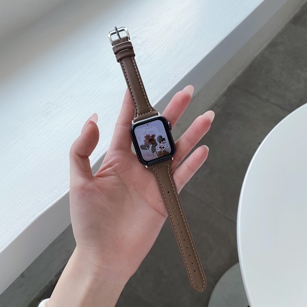 Klockarmband för Apple Watch iWatch 42mm /2/3 generation universal Brun