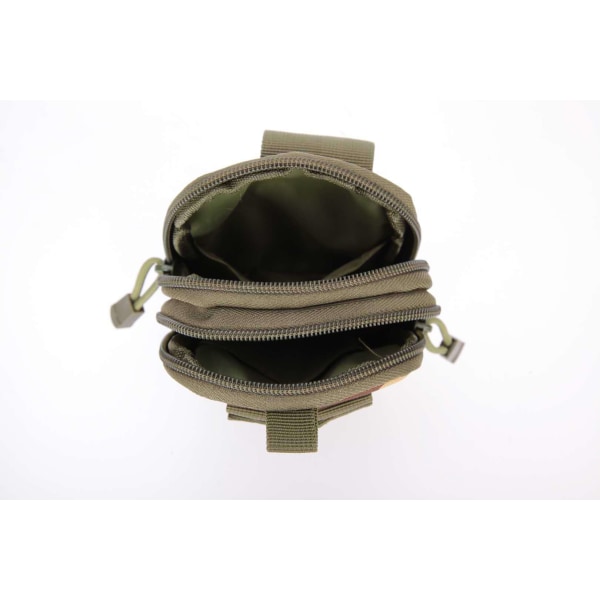 Fanny Pack Löpbälte Midjeväska Organizer Outdoor Tactics Camouflage Dark gray Average size