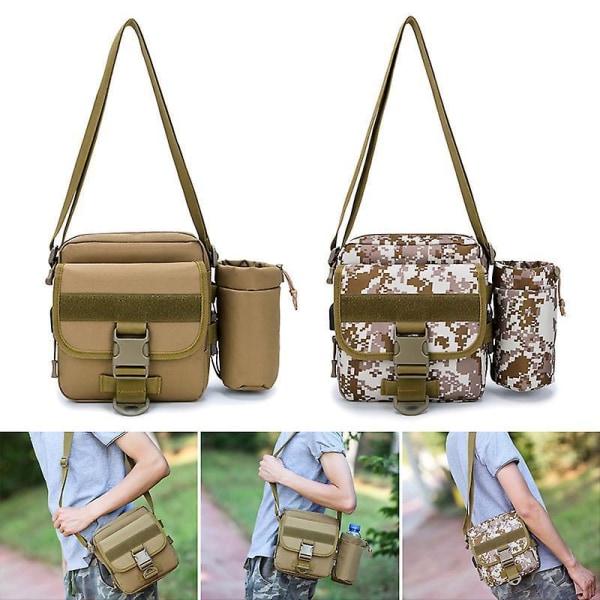 Desert Color Outdoor Tactical Bag Large Capacity Crossbody Shoul
