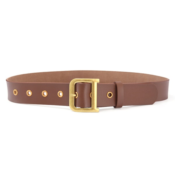 Women Belts Belt Women's Genuine Leather Wide Decoration with Skirt Sweater Belt Simple Girdle Red 105cm