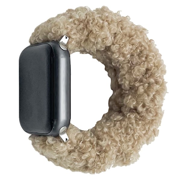 Klockarmband för Apple Watch iWatch Universal 22mm ljusbrun