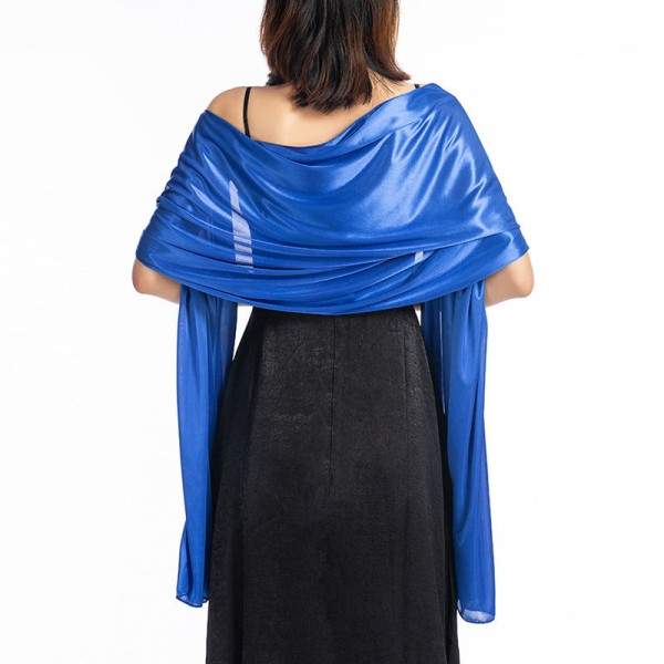 Dametørklæde sjal 2022 Monokromt sjal for forår og efterår Light Silver