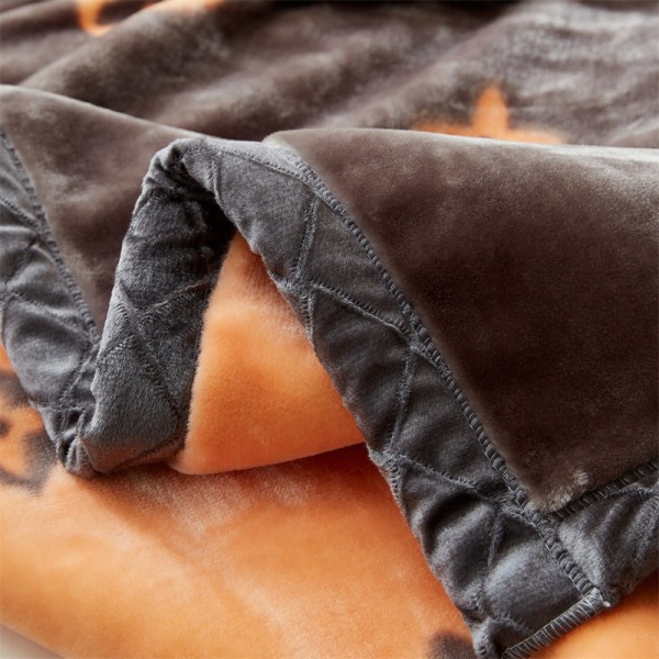 Klass A Raschel förtjockad varm filt Flanell Coral Fleece filt filt ORGANIC PURE Gray 150 * 200cm