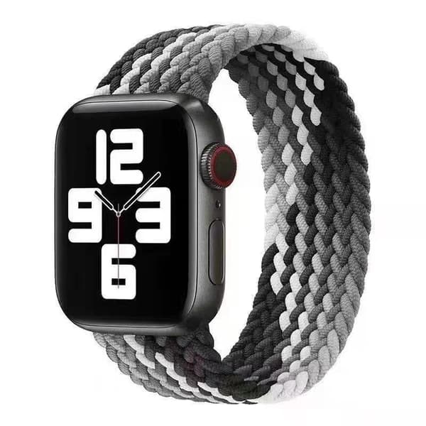 Urrem til Apple Watch iWatch 42/44/4549mm M elastisk enkelt loop sort